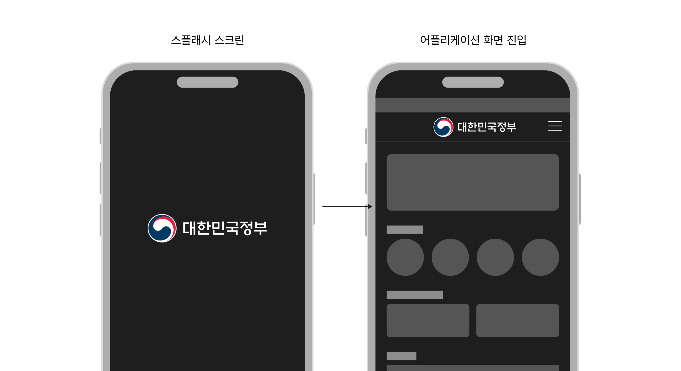 디자인 테마별로 최적화된 스플래시 스크린 제공을 고려한다. 모범 사례 1 예시